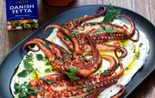 BBQ Octopus with Whipped Fetta