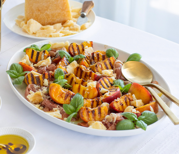 Grilled Peach Summer Salad