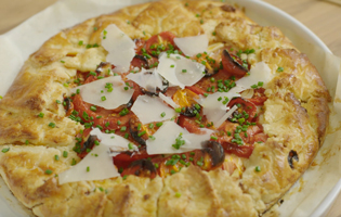 Tomato & Onion Galette