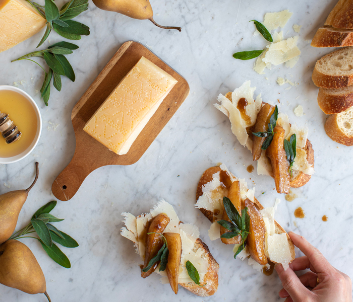 Grana Padano Bruschetta