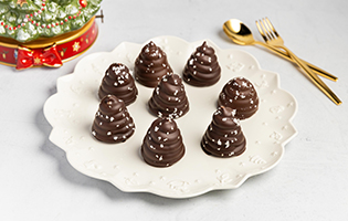 Chocolate Marshmallow Christmas Trees