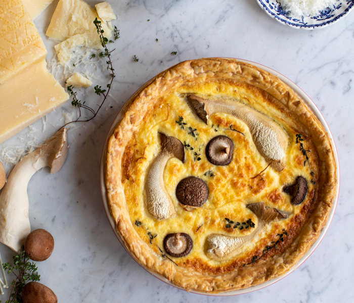 Grana Padano & Mushroom Tart