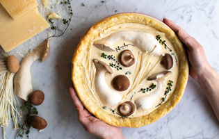 Grana Padano & Mushroom Tart