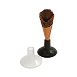 La Rose Noire Mini Cone Stand with Suction, Black