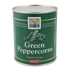 Royal Line Peppercorns Green 12x800g