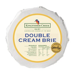 Kingfisher Creek Double Cream Brie 2x1.2kg