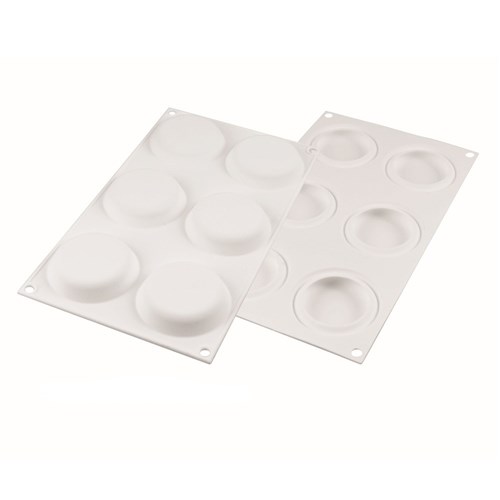 Silikomart Mould Tarte 6 Ring Set