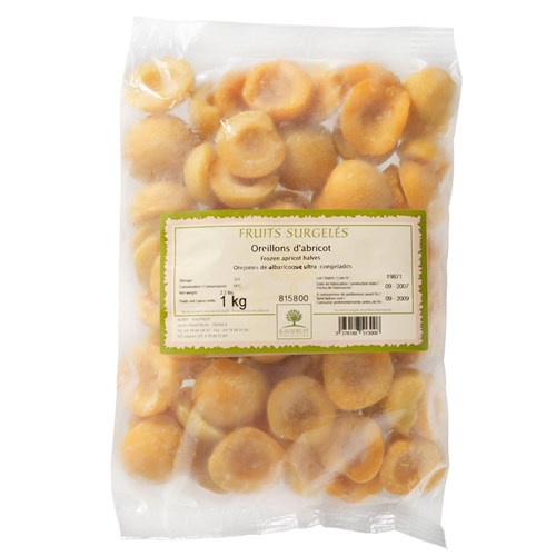 Ravifruit Individually Quick Frozen Apricot Halves 5x1kg Bag