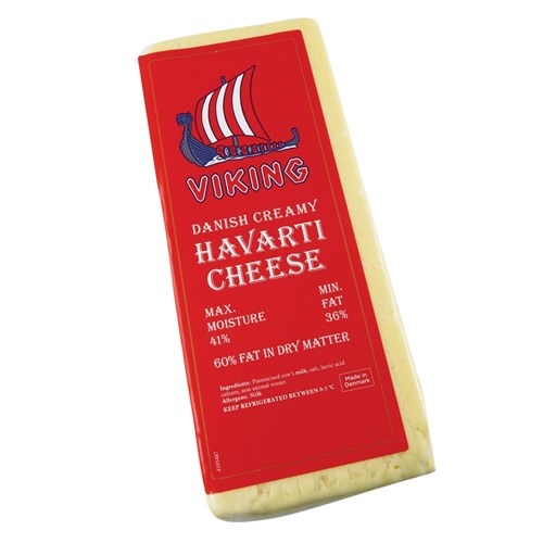 Viking Havarti (60+) 3x4kg - Sold by kg