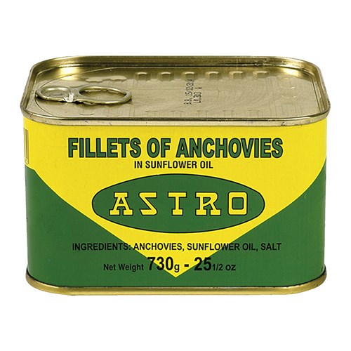 Astro Anchovy Fillets 12x730g